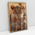 Quadro Decorativo Leoa Com Seu Filhote - loja online