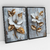 Quadro Decorativo Metal Flowers Efeito 3D Kit com 2 Quadros - comprar online