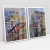 Quadro Decorativo Mondri 1 e 3 - Rafael Spif - Kit com 2 Quadros - Bimper - Quadros Decorativos
