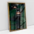 Quadro Decorativo Mulher Negra Com Folhas - loja online