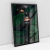 Quadro Decorativo Mulher Negra Com Folhas - Bimper - Quadros Decorativos
