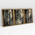 Quadro Decorativo Mulher Negra e Dourada Kit com 3 Quadros - loja online