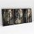 Quadro Decorativo Mulher Negra e Dourada Kit com 3 Quadros - comprar online