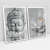 Quadro Decorativo O Renascer de Buda Kit com 2 Quadros - Bimper - Quadros Decorativos