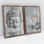 Quadro Decorativo O Renascer de Buda Kit com 2 Quadros