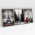 Imagem do Quadro Decorativo Paris Nova York Londres Kit com 3 Quadros