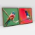 Quadro Decorativo Pequenos Pássaros Kit com 2 Quadros - loja online