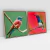 Imagem do Quadro Decorativo Pequenos Pássaros Kit com 2 Quadros
