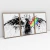 Quadro Decorativo Pink Floyd Dark Side Eagle Banda Rock Kit com 3 Quadros na internet