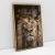 Quadro Decorativo Religioso Leão com Coroa de Espinhos - loja online