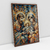 Quadro Decorativo Religioso Sagrada Família Mosaico de Ladrilhos - comprar online