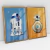 Quadro Decorativo Star Wars Droids - Kit com 2 Quadros - loja online