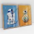 Imagem do Quadro Decorativo Star Wars Droids - Kit com 2 Quadros