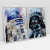 Quadro Decorativo Star Wars R2D2 e Darth Vader Kit com 2 Quadros - Bimper - Quadros Decorativos