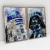 Imagem do Quadro Decorativo Star Wars R2D2 e Darth Vader Kit com 2 Quadros