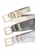 Cinto Metalizado Fino Fivela Em Metal Dourado - loja online
