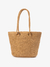 Bolsa Inspiração Palha Detalhe Argola Nas Alças
