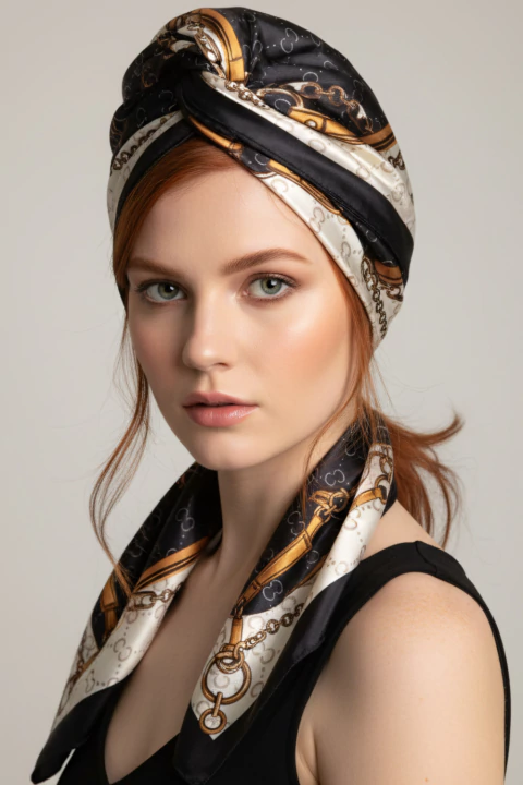 Lenço Cetim Inspiração Celine - comprar online