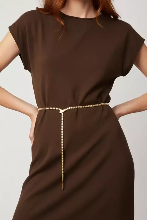 Cinto Corrente Fino Dourado - comprar online