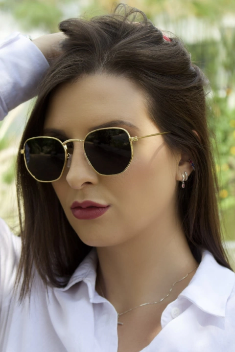 Óculos de sol Hexagonal