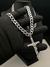 Pingente Crucifixo cristo G Prata 925 Italiana
