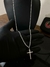 corrente Grumet 3mm de 70cm + Inri M prata 925 italiana na internet