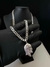 Pingente Face de cristo G Prata 925 Italiana
