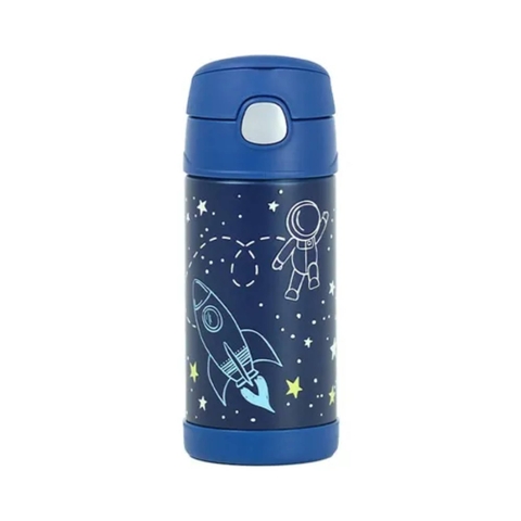 Garrafa Térmica Infantil Astronauta Azul Thermos