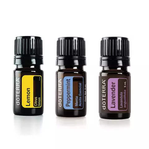 Kit Introduccion doTERRA Aceites Esenciales de Limon Menta y Lavanda - comprar en línea