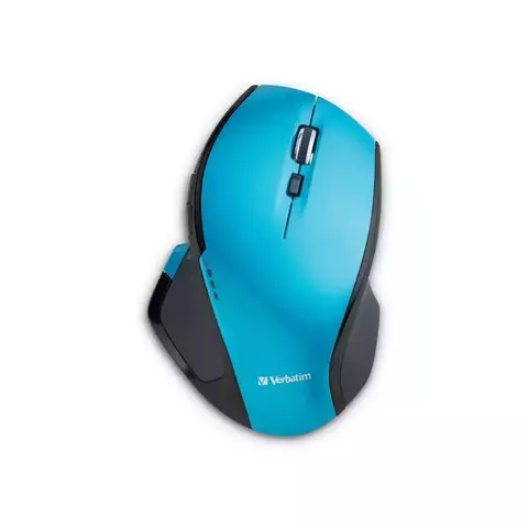 Mouse inalámbrico Deluxe con 8 botones y LED azul Blue Verbatim 99019 - comprar en línea