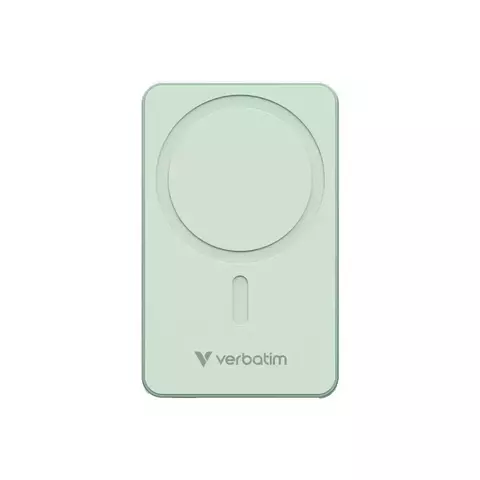 PowerBank 5000 mAh Carga Inalambrica Magnetica Charge 'N' Go Essentials Verbatim Verde 32226 - comprar en línea