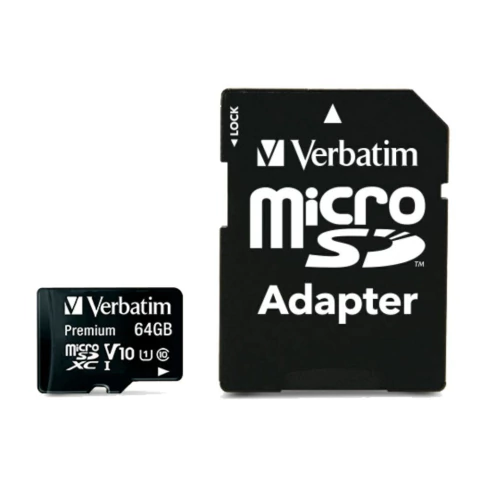 Tarjeta de Memoria Micro SD HC Clase 10 c/adaptador Verbatim - comprar en línea