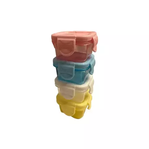 Mini Tuppers Set de 4 piezas 60ml - comprar en línea