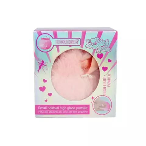 Pompon Con Polvo De Hadas Glitter Para Rostro y Cuerpo Rosa - comprar en línea