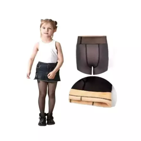 Medias Efecto Piel Afelpadas Para Niña - comprar en línea