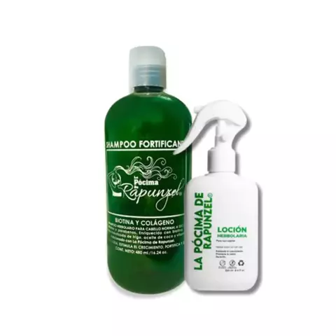 Kit Shampoo Fortificante Anti-caída y Loción Herbolaria Para Crecimiento - comprar en línea
