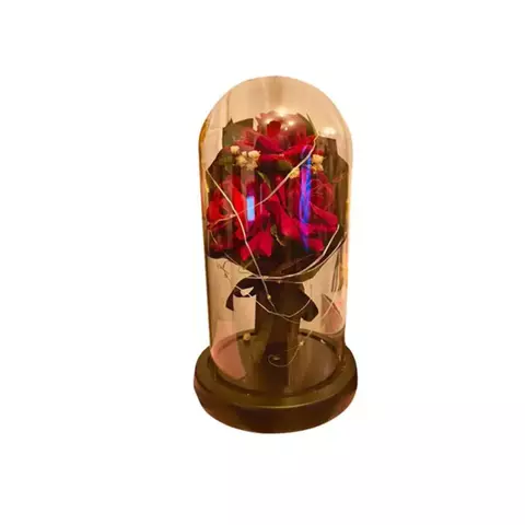 Lampara Decorativa Rosas Eternas Regalo San Valentín - comprar en línea