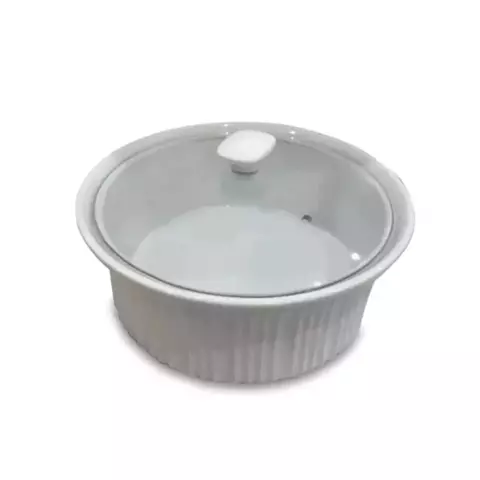 Set De Bowl De Cerámica Con Tapa De Vidrio - comprar en línea