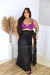 Imagem do Saia Plus Size Luar na Praia - Preto