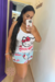 PIJAMA BABY DOLL - EM SUEDE | HELLO KITTY - comprar online