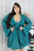 CAMISOLA FEITIÇO | VERDE ESMERALDA - SENSUAL COM CALCINHA - comprar online