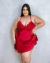 Camisola Plus Size Sensual Vermelha