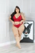 Conjunto Lingerie Luxo Power Vermelho - Jaks Lingerie e Beachwear