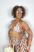 TRIQUÍNI AREIA DOURADA - BIQUÍNI + CALÇA DE TULE | GABI FERREIRA na internet