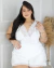Short Doll Plus Size Encanto em Cetim - Branco