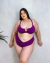 Biquíni Plus Size Asa Delta - Roxo