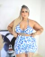 Triquíni Plus Size Mykonos - Biquíni + Saia