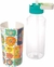 Garrafa de Plástico FUN Com Adesivos e Tampa Automática 600 ml - Jurassic Baby - Livraria Caixa de Sonhos