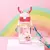Garrafa Infantil Alce com Canudo e Alça - Rosa - comprar online