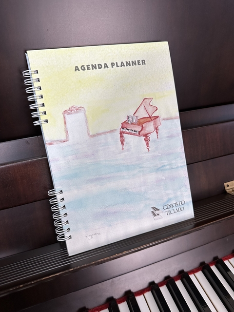 Agenda Planner Estudante de Música - 2025